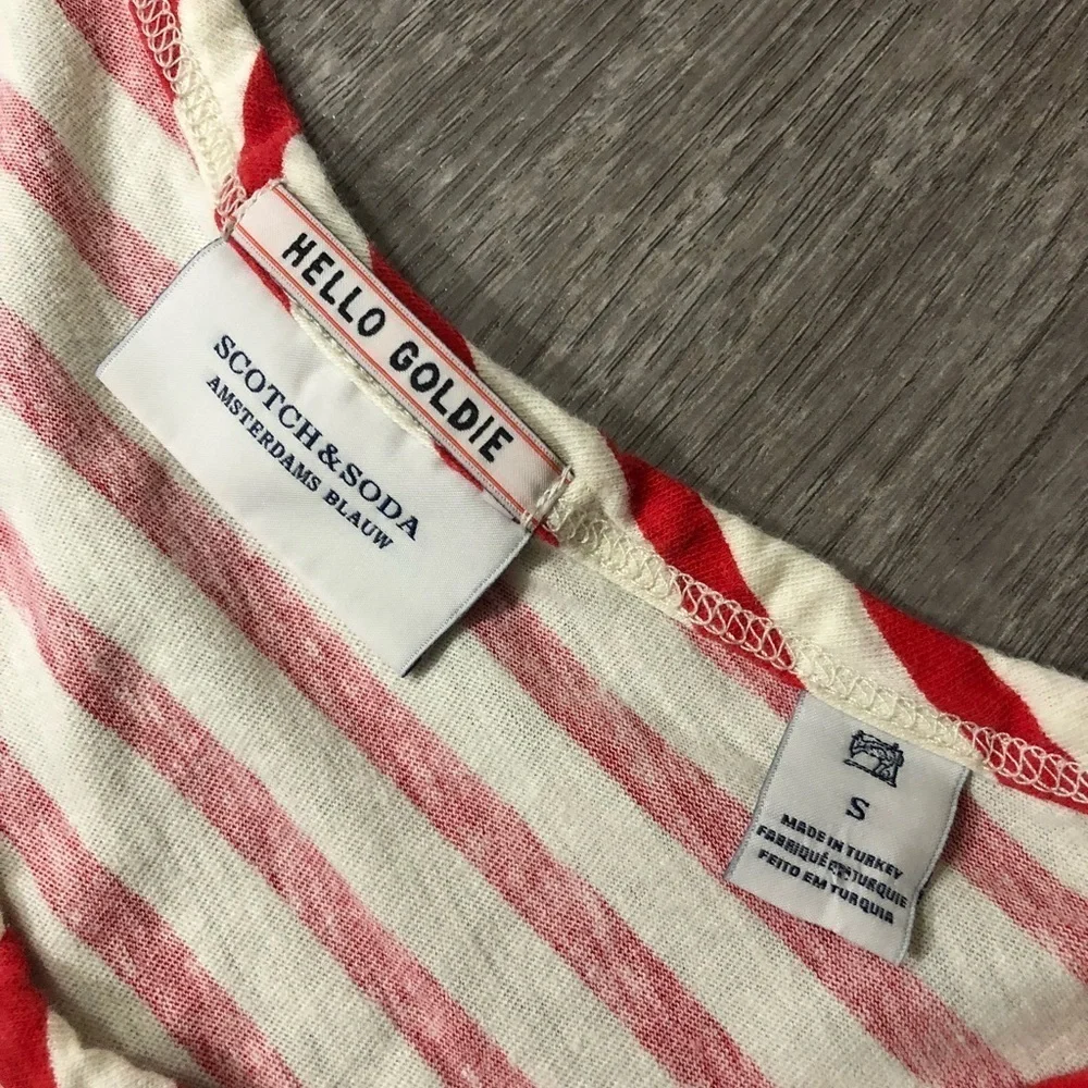 Scotch & Soda Striped Appliquz Top S - Picture 6 of 7